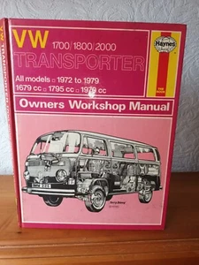 VW Transporter 1700/1800/2000 (1972-1979) Haynes Workshop Manual - Picture 1 of 3