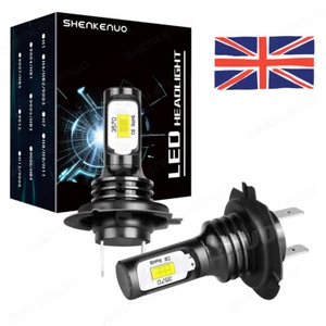 2x H7 LED HEADLIGHT BULBS CONVERSION KIT WHITE 6000k FOR VAUXHALL ASTRA 55W - Picture 1 of 11