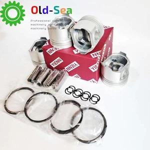 4LB1 4LB1T Engine Piston Kit With Ring Set For Isuzu TCM FD15 FD18 FD19 Tractor - Picture 1 of 2