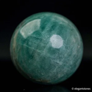 52g34mm Blue Amazonite Sphere Crystal Ball Natural Quartz Healing Stone Chakra - Picture 1 of 10