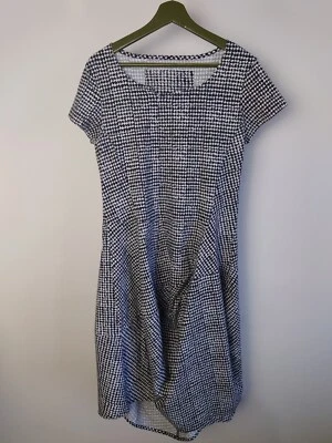 Vestido midi Rundholz falda tulipán estampado pata de gallo elástico talla mediana vanguardista Foto 1 de 4