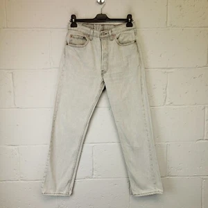 Jeans Levi's 501 W29 L29 Rectos De Colección Denim Pesado HECHOS en EE. UU. 2 Etiquetas Raro - Imagen 1 de 15
