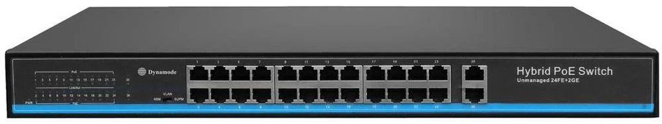 24+2 PORT FAST ETHERNET POE RACK SWITCH, FOR DYNAMODE, NETWORK SWIT FOR DYNAMODE - Image 1 of 1