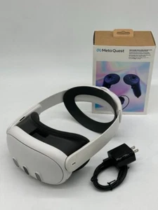 Meta Quest 3 512GB VR-Headset - Weiß mit Elite Strap & Pro Controllern - Bild 1 von 2