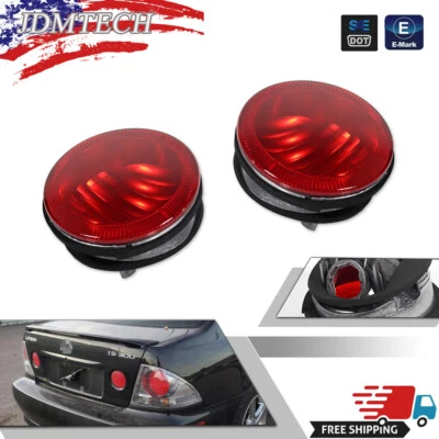 Se adapta a 2001-2005 LEXUS IS-300 IS300 LUCES TRASERAS MALETERO LENTE ROJA 2004 2003 2002 Foto 1 de 4