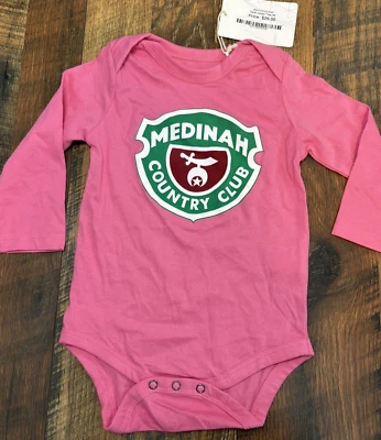 Medinah Country Club Pink Baby Childs Girl Tee Shirt Golf 6-12 Months NWT -GIFT — 第 1/4 张图片