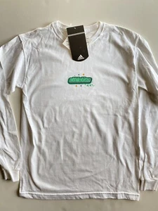 Camiseta Adidas MLB Oakland Atletismo Para Mujer Blanca Mediana Mangas Largas Nueva con Etiquetas - Imagen 1 de 5