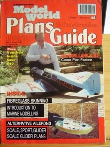 RC MODEL WORLD MODEL AIRCRAFT PLANS & CONSTRUCTION GUIDE 1990 / 91 WAVERLEY - Picture 1 of 4