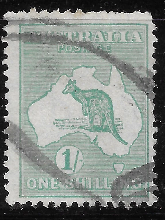 1929 MAPA CANGURU AUSTRÁLIA SC#98 USADO MUITO BOM ESTADO - Imagem 1 de 1