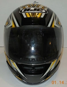 HJC CS-12 Format Motorcycle Helmet Yellow SZ S Small Snell DOT Approved - Picture 1 of 8
