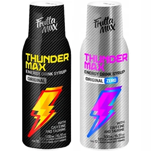 NUEVO FruttaMax Energy Drink Jarabe Set 2x500ml Sin Azúcar Clásico Concentrado - Imagen 1 de 3