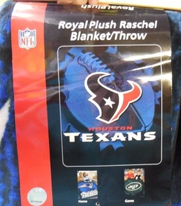 NFL Houston Texans Royal Plush 50 x 60 Blanket - Picture 1 of 2