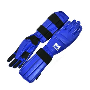 New Adjustable Sparring Practice Protective Fight Gloves Kendo Kumdo MMA Blue - Picture 1 of 10