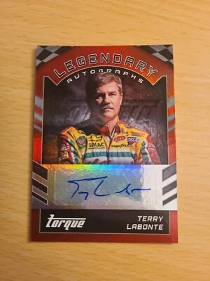 2016 Panini Terry Labonte NASCAR HOF Autograph #'d 31/50 - Image 1 of 3