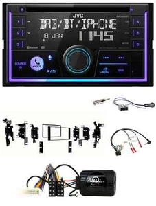 JVC Lenkrad USB 2DIN DAB Bluetooth CD Autoradio für Nissan Versa Tiida C11 2008- - Bild 1 von 11