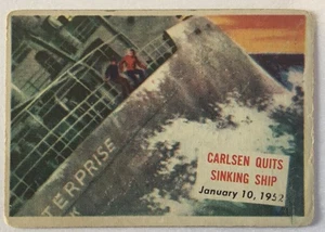 Topps ‘Scoop’ Card Number 126 - Carlson Quits Sinking Ship. - Picture 1 of 2