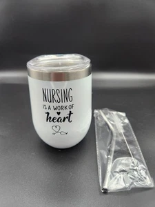 Pflege ist ein Werk des Herzens Edelstahlbecher - Bild 1 von 5