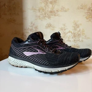 Brooks Ghost 12 Laufschuh Turnschuhe schwarz lila Training Fitnessstudio Damen 8,5 US - Bild 1 von 8