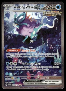 Pokemon TCG SV05: Temporal Forces #205/162 Walking Wake ex HP - Picture 1 of 2