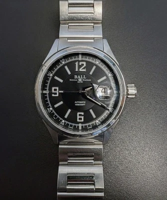 Ball Fireman Racer 40mm Men's Watch NM2088C-S2J- BKWH Made In Switzerland. - Image 1 of 4