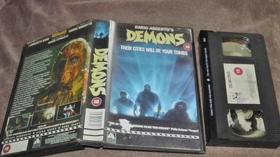 Demons VHS Video Tape Ex Rental Big Box Cert Avatar - Image 1 of 4