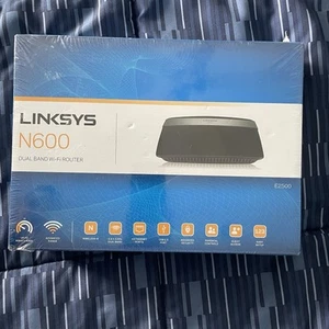 Linksys N600 E2500-NP Dual Band Wireless N 4-Port Wi-Fi Router Brand New Sealed - Picture 1 of 4