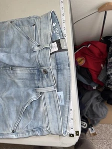 Pantalones de mezclilla G-Star Raw para hombre 30x 30 5620 3D cremallera rodilla ajustados lavado claro - Imagen 1 de 10