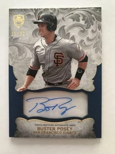 Buster Posey Autograph Tops Supreme Giants - Picture 1 of 2