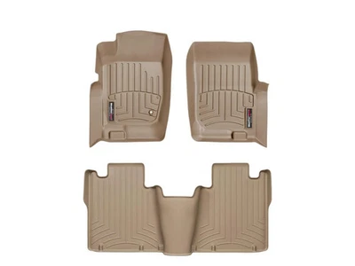 Forro de piso WeatherTech para Ford Explorer 2002-2005 - primera y segunda fila, tostado Foto 1 de 4
