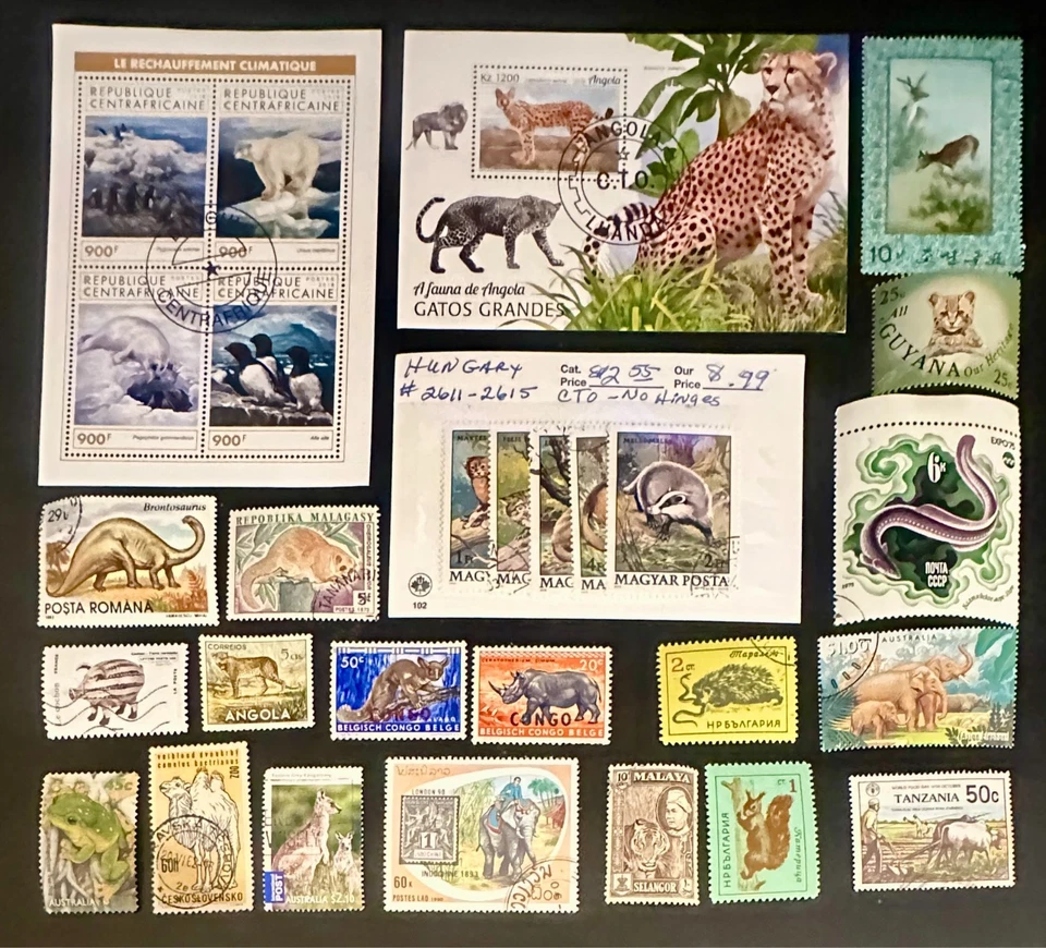 Estampillas con animales B713, 50+ Foto 1 de 1