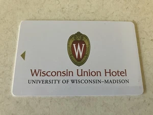 UNIVERSITY OF WISCONSIN MADISON UNION HOTEL ROOM KEY CARD KEYCARD RARE! - Bild 1 von 2