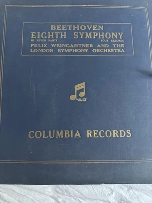 This is a rare 1924 acoustic 78 RPM recording of Beethoven’s Symphony No. 8 - Image 1 of 4