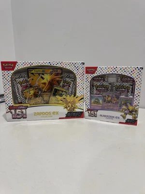 EN MANO ✅ Pokemon TCG 151 Paquete Zapdos + Colección Alakazam Ex Caja SELLADA NUEVO Foto 1 de 4