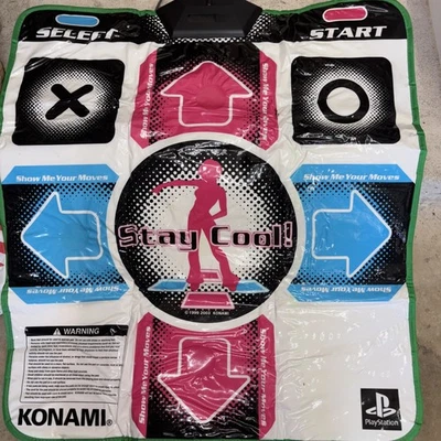 Konami DANCE PAD for DDR Dance Dance Revolution "Stay Cool" for PS1 & PS2 -RB - Image 1 of 4