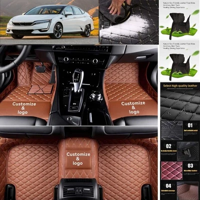 For Honda Clarity Car Floor Mats Custom Luxury Waterproof Auto Liners Carpets - Image 1 of 4