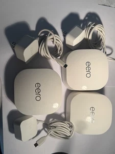 eero 6+ Dual Band AX3000 Wi-Fi 6 Router Mesh System - White (3-Pack) - Zdjęcie 1 z 3