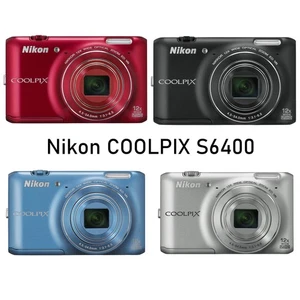 Cámara digital Nikon COOLPIX S6400 roja 16,0 MP 12x zoom óptico de Japón negra - Imagen 1 de 27