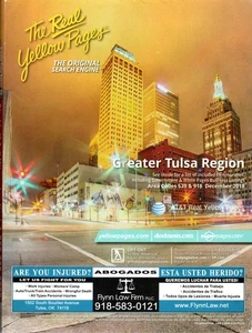 AT&T THE REAL YELLOW PAGES Phone Book December 2018 Greater Tulsa Oklahoma Regio - Picture 1 of 4