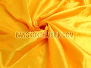 YELLOW SUN RISE TAFFETA FAUX SILK FABRIC 60"W for Bridesmaid Dress Curtain Drape - Picture 1 of 1
