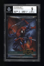 1995 Marvel Metal Spider-Man #134 BGS 9 w 10 9.5 9.5 Mint POP 2 Graded MCU Card 