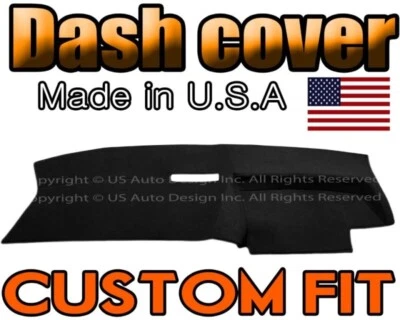 Подходит для приборной панели 1989 - 1993 FORD THUNDERBIRD КРЫШКА КОВРИКА ПРИБОРНОЙ ПАНЕЛИ ПОДУШЕЧКА / ЧЕРНЫЙ - Изображение 1 из 4