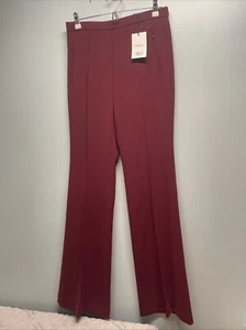 Pantalones de vestir Theory para mujer 6 Pull on Demitria Currant Admiral crepé K0709208 NUEVO - Imagen 1 de 23