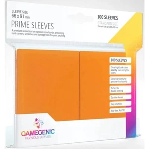 Gamegenic GGS11023ML Prime Sleeves (100-Pack), Orange - Picture 1 of 3