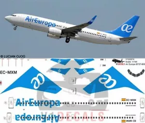 V1 Decals Boeing 737-800 Air Europa for 1/144 Revell Model Airplane Kit V1D0574 - Bild 1 von 8