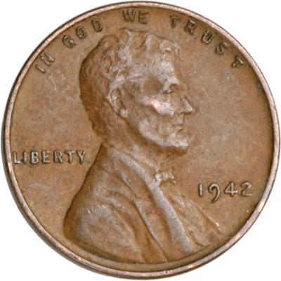 1942 P LINCOLN WHEAT CENT GOOD OR BETTER CONDITION NO CULLS FREE SHIPPING - Image 1 of 2