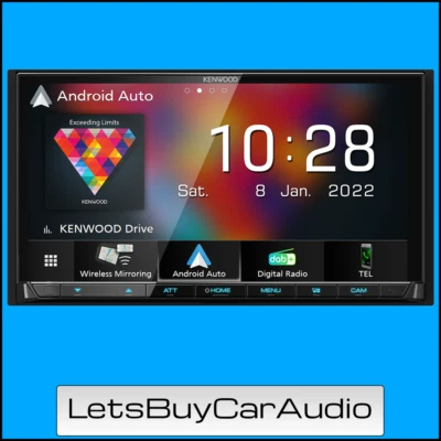 KENWOOD DMX8021DABS, DAB, INALÁMBRICO ANDROID AUTO Y APPLE CARPLAY, BLUETOOTH, WIFI Foto 1 de 4