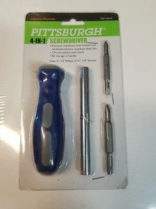 4-in-1 Screwdriver with 2 Bonus Nut Drivers - Picture 1 of 1