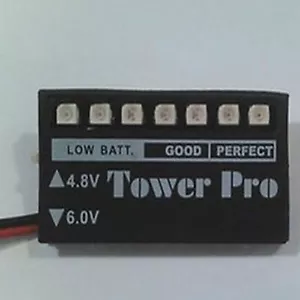 Para TOWER-PRO RC Modelo Coche Batería Indicador de Voltaje Monitor Receptor LED - Imagen 1 de 1