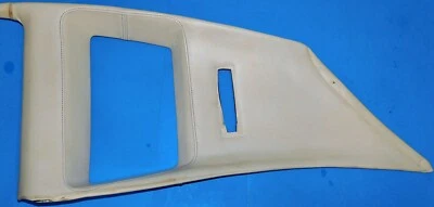 1976 1977 1978 CADILLAC ELDORADO OEM RIGHT SAIL UPPER QUARTER TRIM PANEL - WHITE - Image 1 of 4