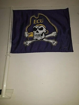 East Carolina Pirates Purple Car Flag ( set of two ) - Image 1 of 3